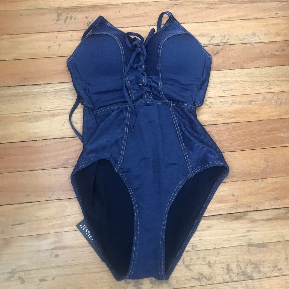 Blue Jets by Jessica Allen swimsuit
